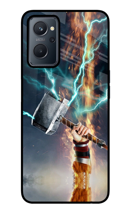 Thor Hammer Mjolnir Realme 9i 4G Glass Case