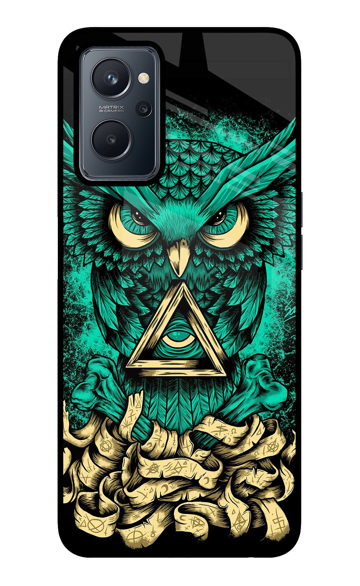 Green Owl Realme 9i 4G Back Cover