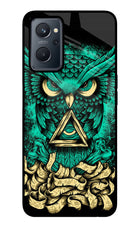 Green Owl Realme 9i 4G Glass Case
