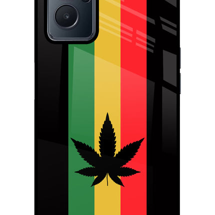 Weed Flag Realme 9i 4G Glass Case