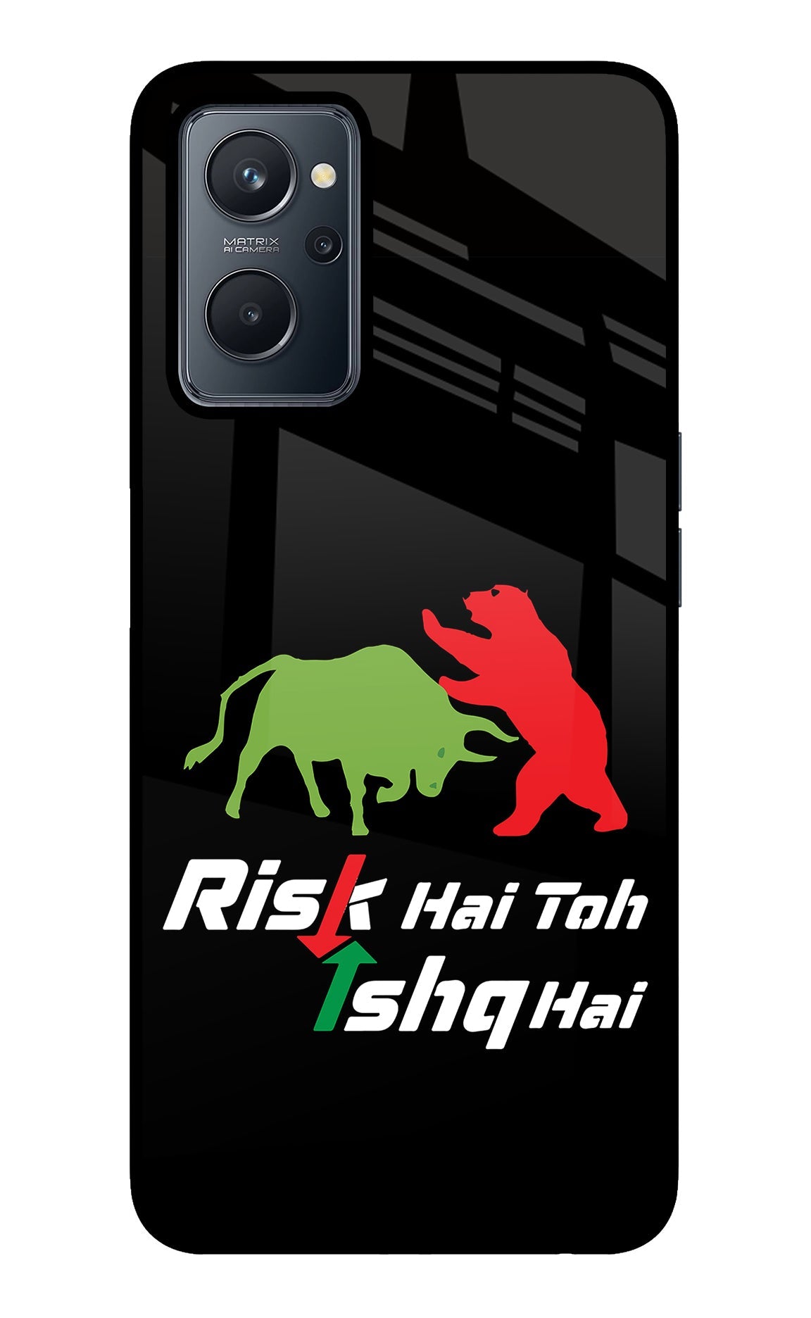 Risk Hai Toh Ishq Hai Realme 9i 4G Glass Case