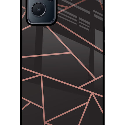 Geometric Pattern Realme 9i 4G Glass Case Back Cover by Casekaro