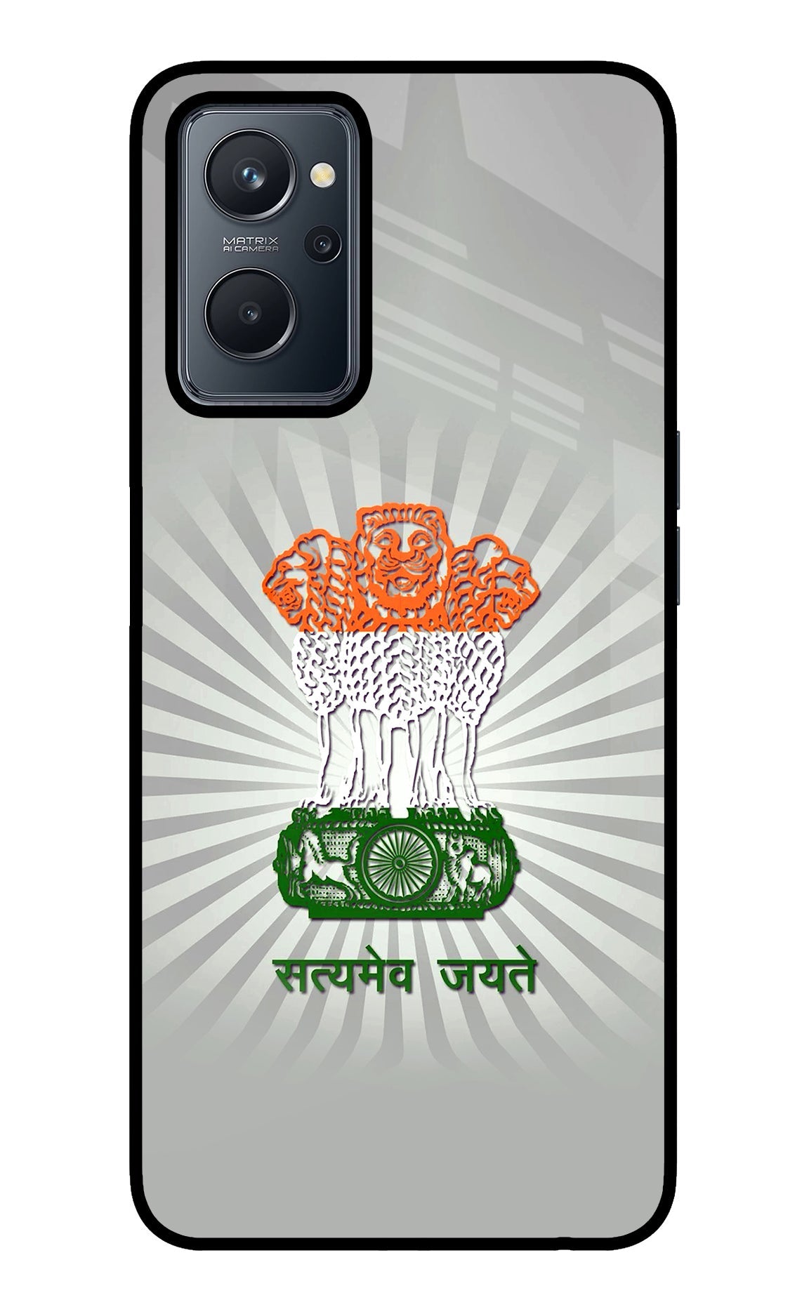 Satyamev Jayate Art Realme 9i 4G Glass Case