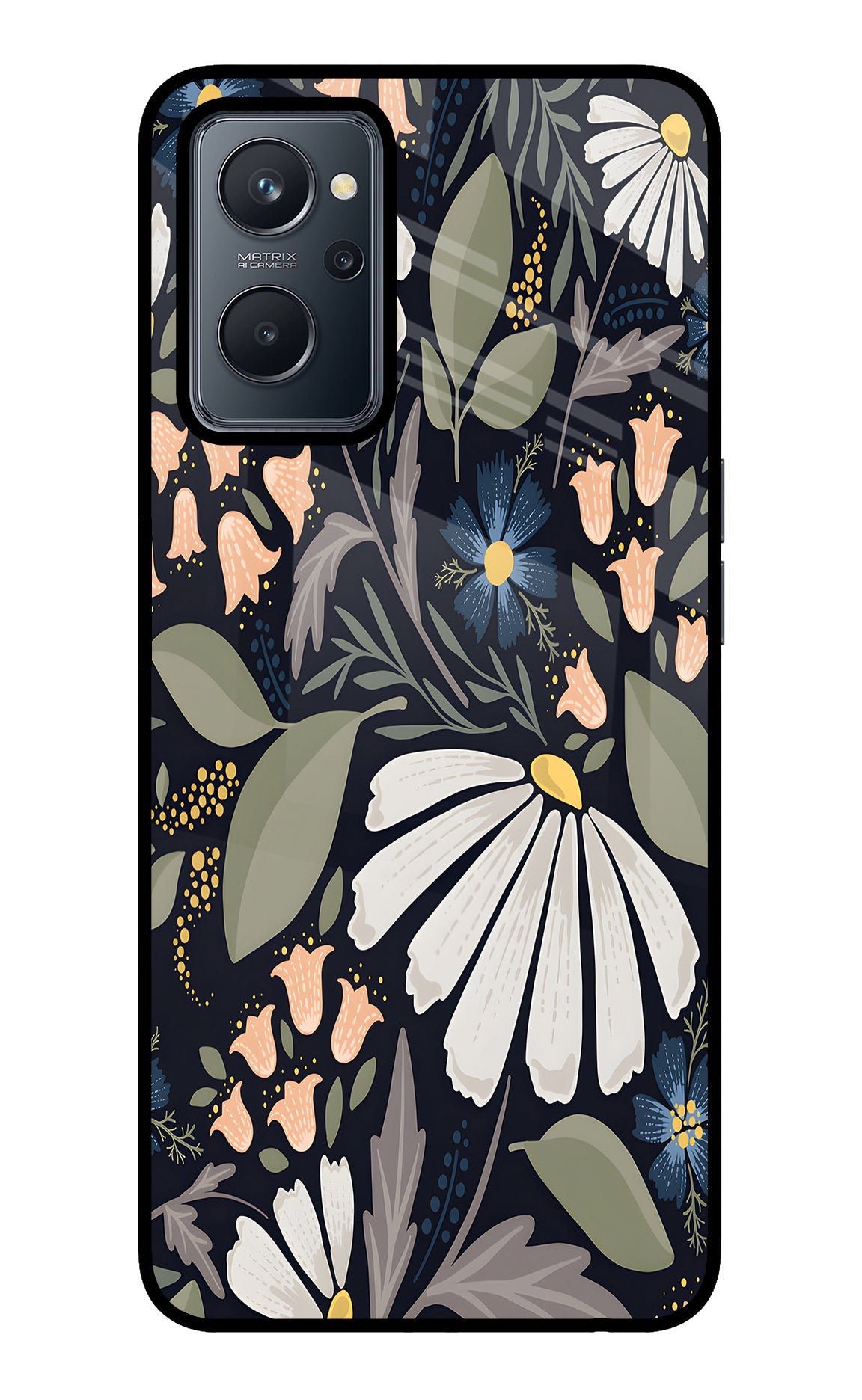 Flowers Art Realme 9i 4G Back Cover