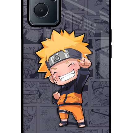Chota Naruto Realme 9i 4G Glass Case Back Cover by Casekaro