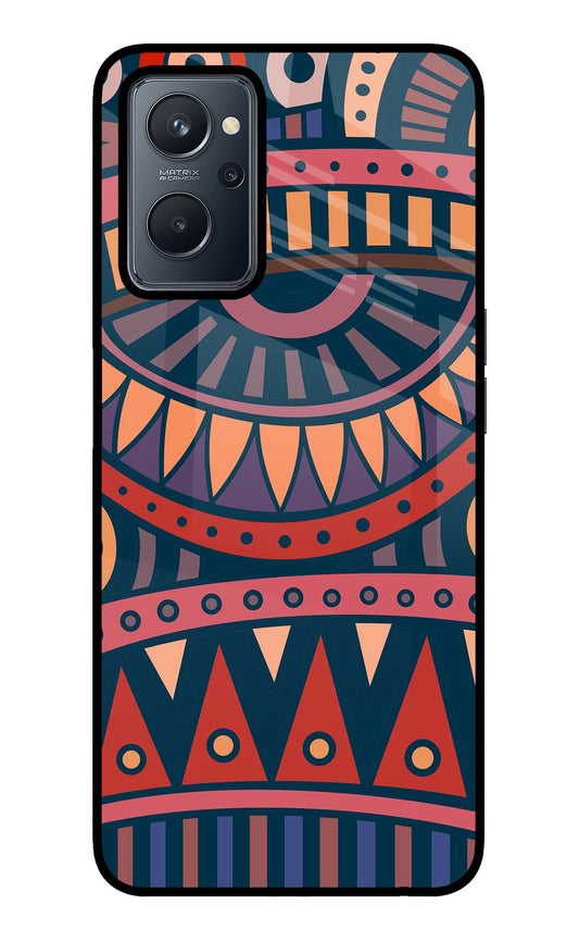 African Culture Design Realme 9i 4G Glass Case