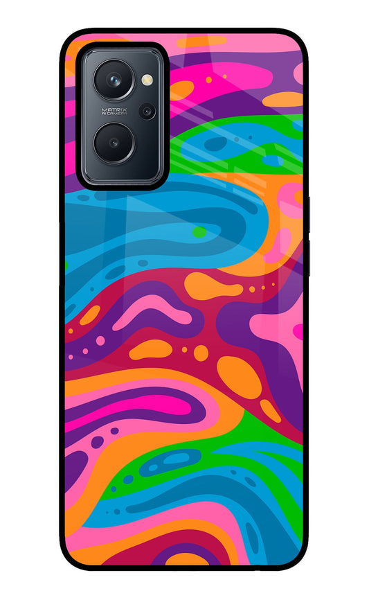 Trippy Pattern Realme 9i 4G Glass Case