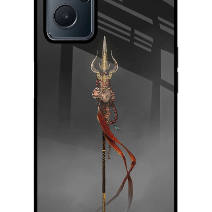 Shiv Trishul Realme 9i 4G Glass Case