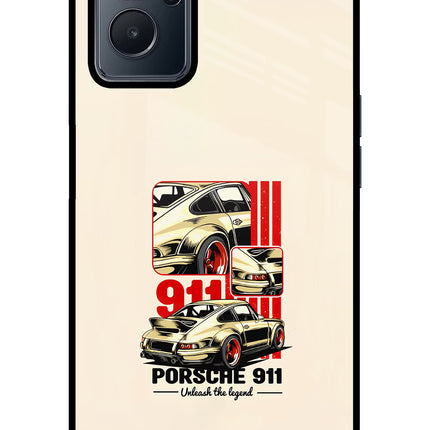 Classic Porsche 911 Realme 9i 4G Glass Case