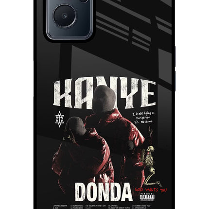 Donda Kanye West Realme 9i 4G Glass Case