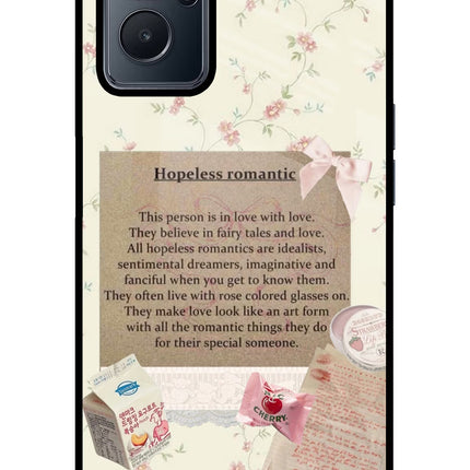Hopeless Romantic Realme 9i 4G Glass Case