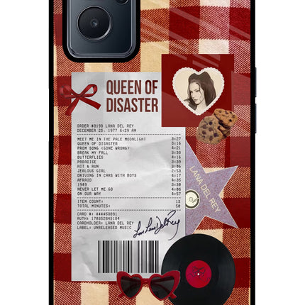 Queen of Disaster Realme 9i 4G Glass Case