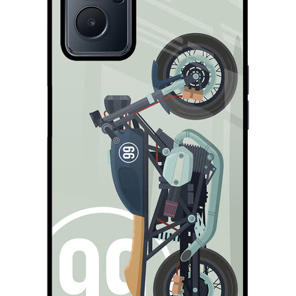 Classic Cafe Racer 99 Realme 9i 4G Glass Case