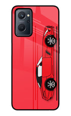 Red Velocity Realme 9i 4G Glass Case