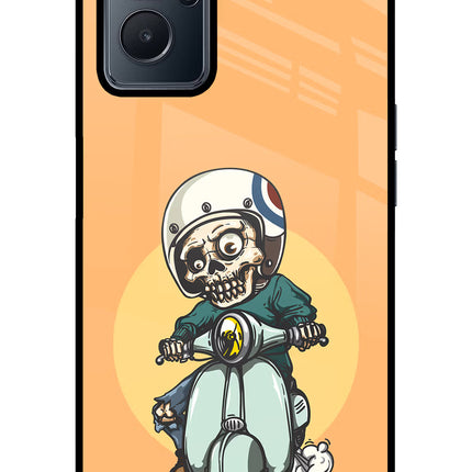 Undead Biker Realme 9i 4G Glass Case