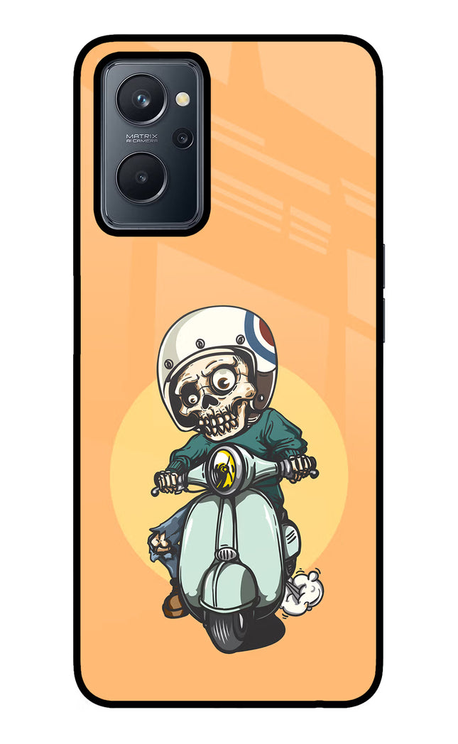 Undead Biker Realme 9i 4G Glass Case