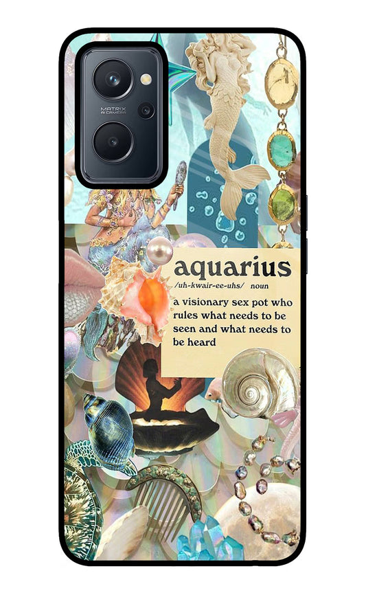 Aquarius Zodiac Realme 9i 4G Glass Case