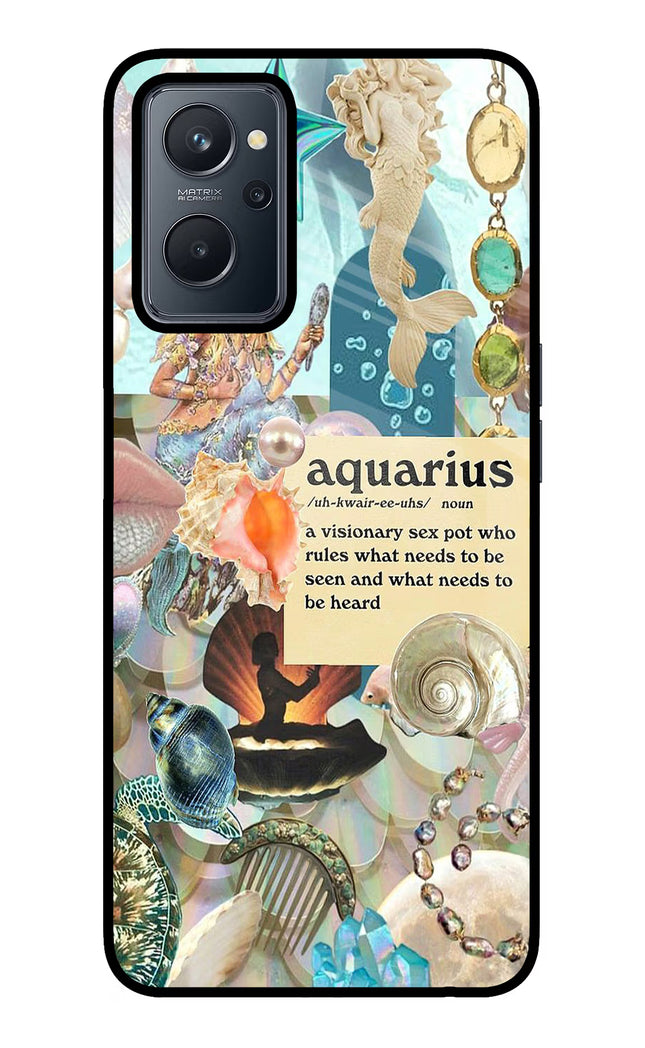 Aquarius Zodiac Realme 9i 4G Glass Case
