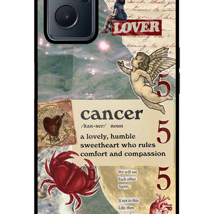 Cancer Zodiac Realme 9i 4G Glass Case