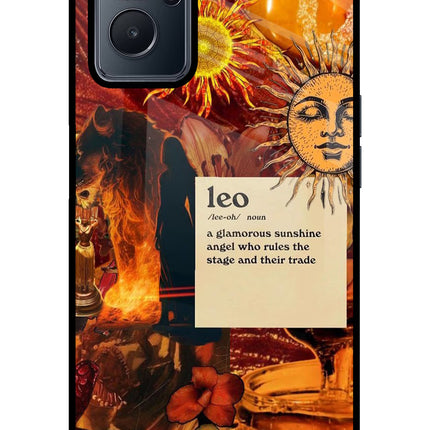 Leo Zodiac Realme 9i 4G Glass Case