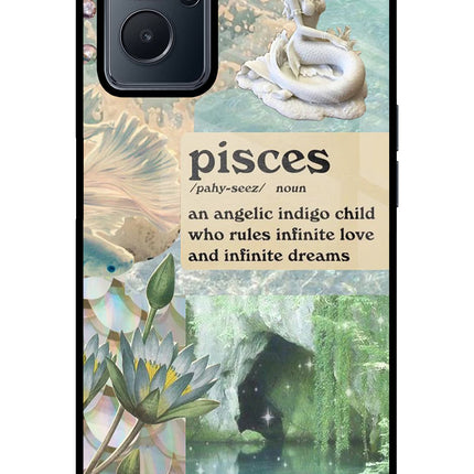 Pisces Zodiac Realme 9i 4G Glass Case