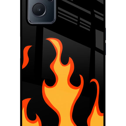 Fired Up – Black Realme 9i 4G Glass Case