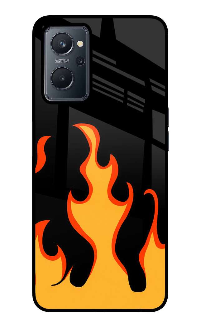 Fired Up – Black Realme 9i 4G Glass Case