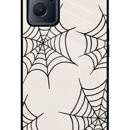 Spider Web Realme 9i 4G Glass Case
