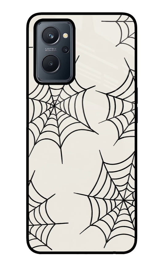 Spider Web Realme 9i 4G Glass Case