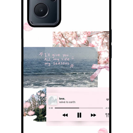 Wave to earth Realme 9i 4G Glass Case