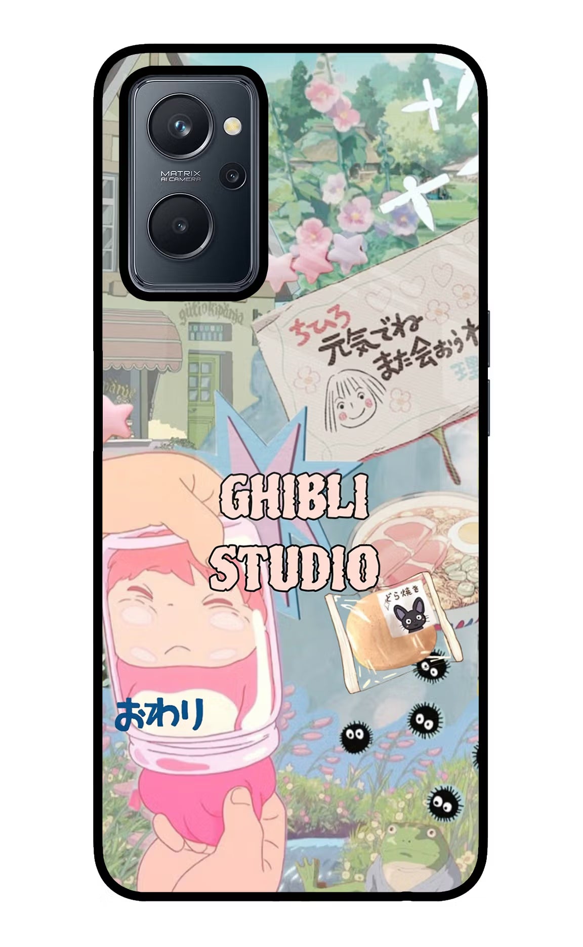 Studio Ghibli Realme 9i 4G Glass Case