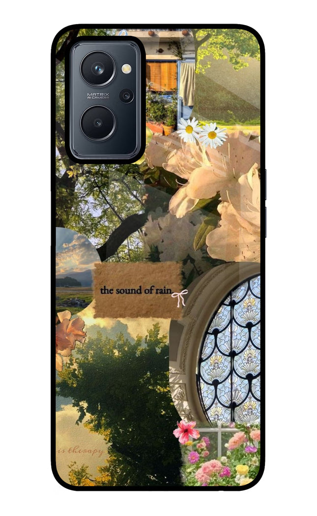 Rain Realme 9i 4G Glass Case