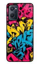 Graffiti Vibe Realme 9i 4G Glass Case