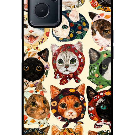 Cool Cat Realme 9i 4G Glass Case