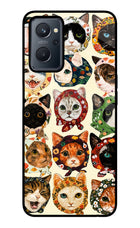 Cool Cat Realme 9i 4G Glass Case