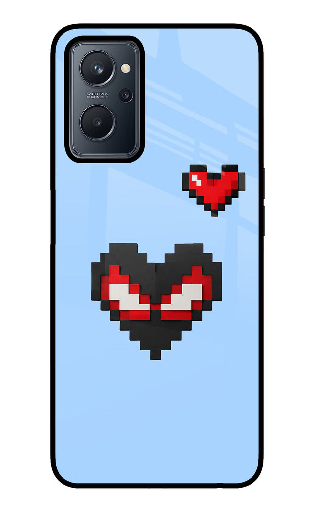 Peter Heart Realme 9i 4G Glass Case