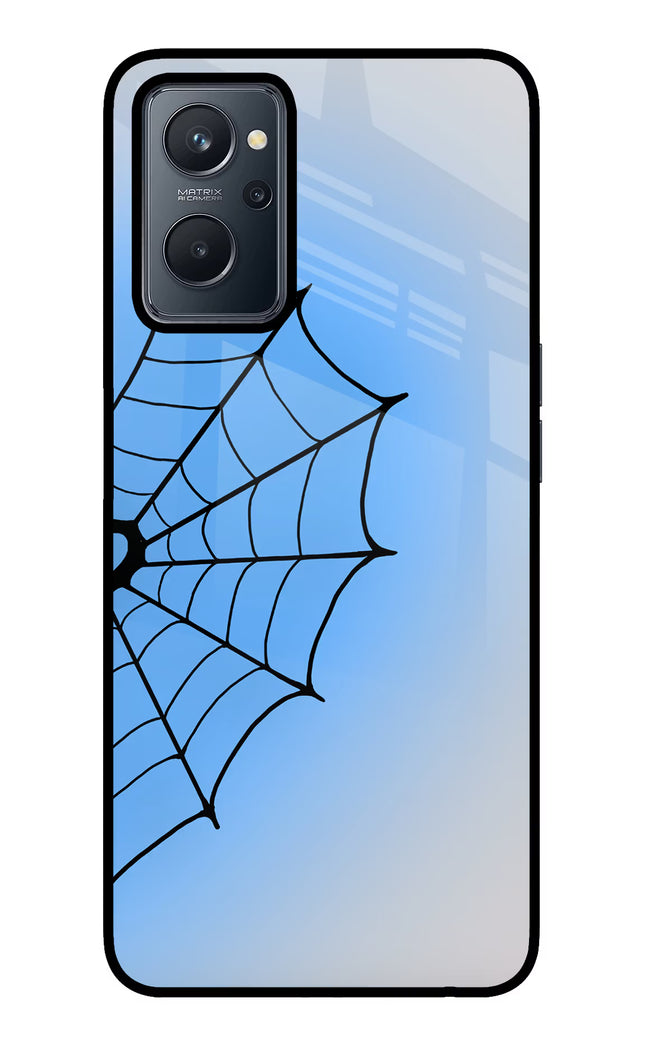 Blue Web Realme 9i 4G Glass Case