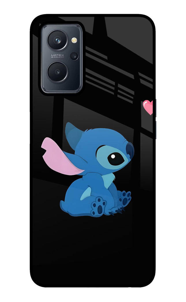 Stitch Crush Realme 9i 4G Glass Case