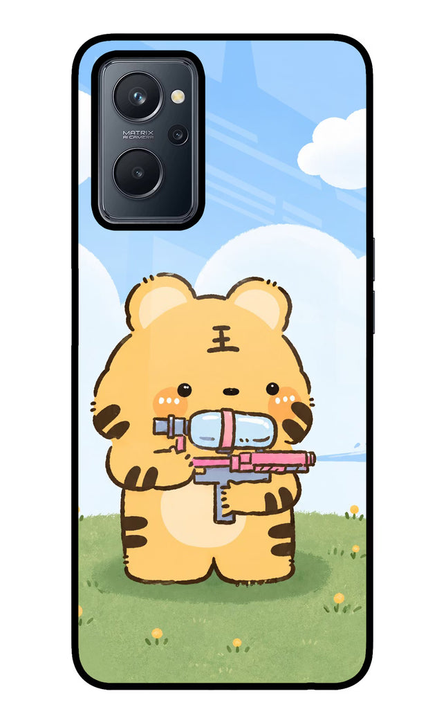 Tiger Treat Realme 9i 4G Glass Case