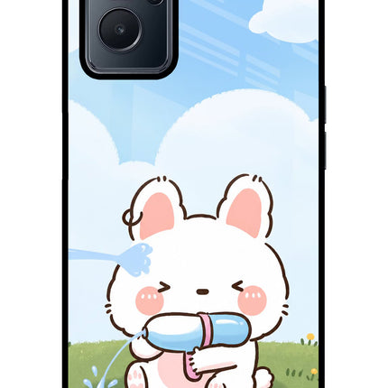 Bunny Treat Realme 9i 4G Glass Case