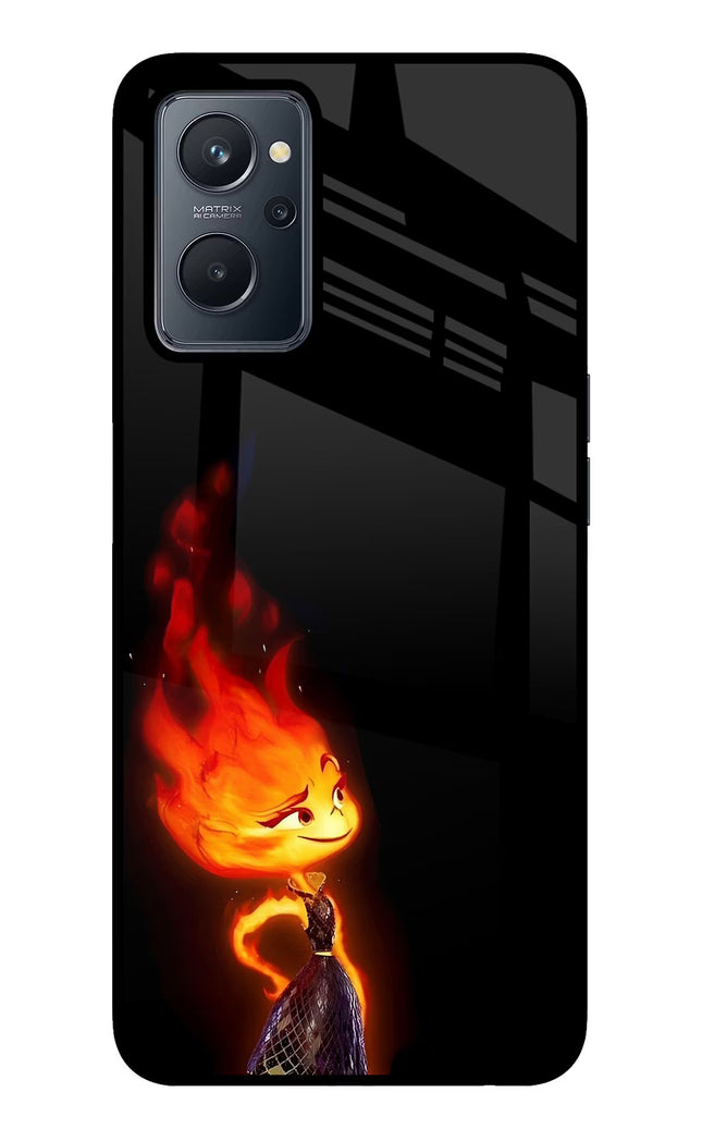 Ember Flame Realme 9i 4G Glass Case