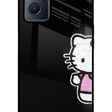 Kitty Charm Realme 9i 4G Glass Case