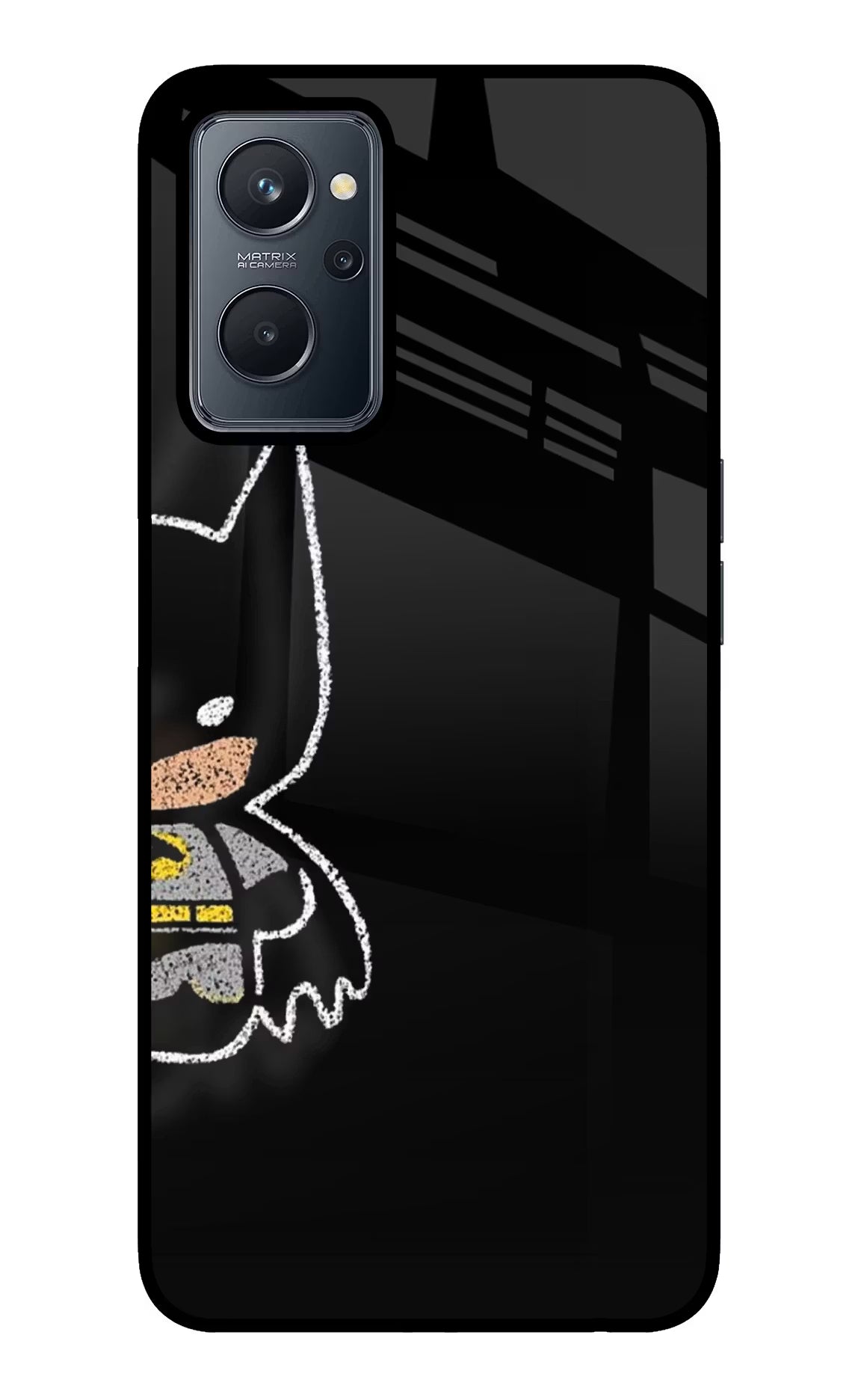 Bat Kitty Realme 9i 4G Glass Case