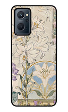 White Lily Realme 9i 4G Glass Case