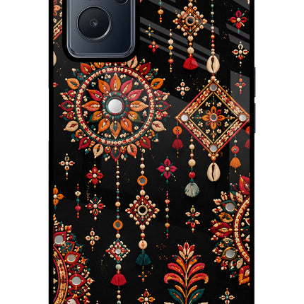 Boho Noir Realme 9i 4G Glass Case