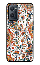 White Mayura Realme 9i 4G Glass Case