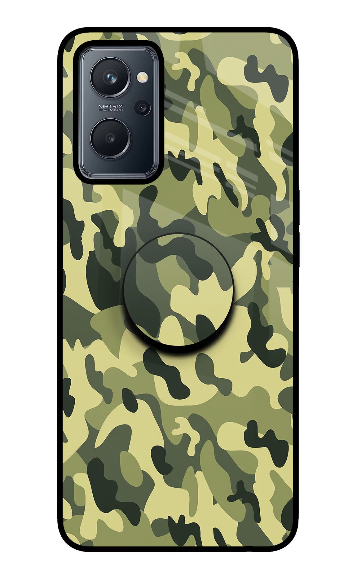 Camouflage Realme 9i 4G Pop Case by Casekaro