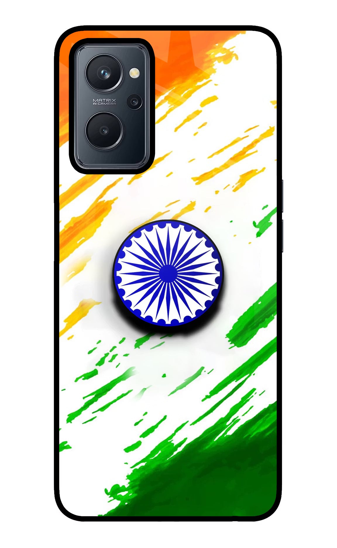 Indian Flag Ashoka Chakra Realme 9i 4G Pop Case by Casekaro