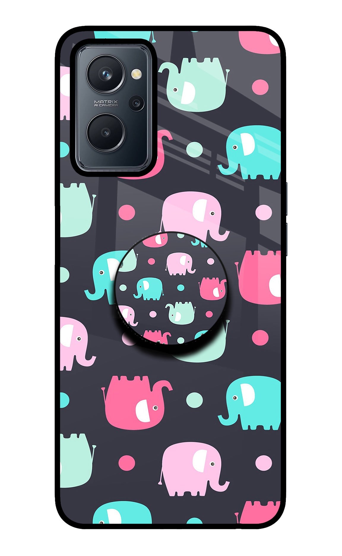 Baby Elephants Realme 9i 4G Pop Case