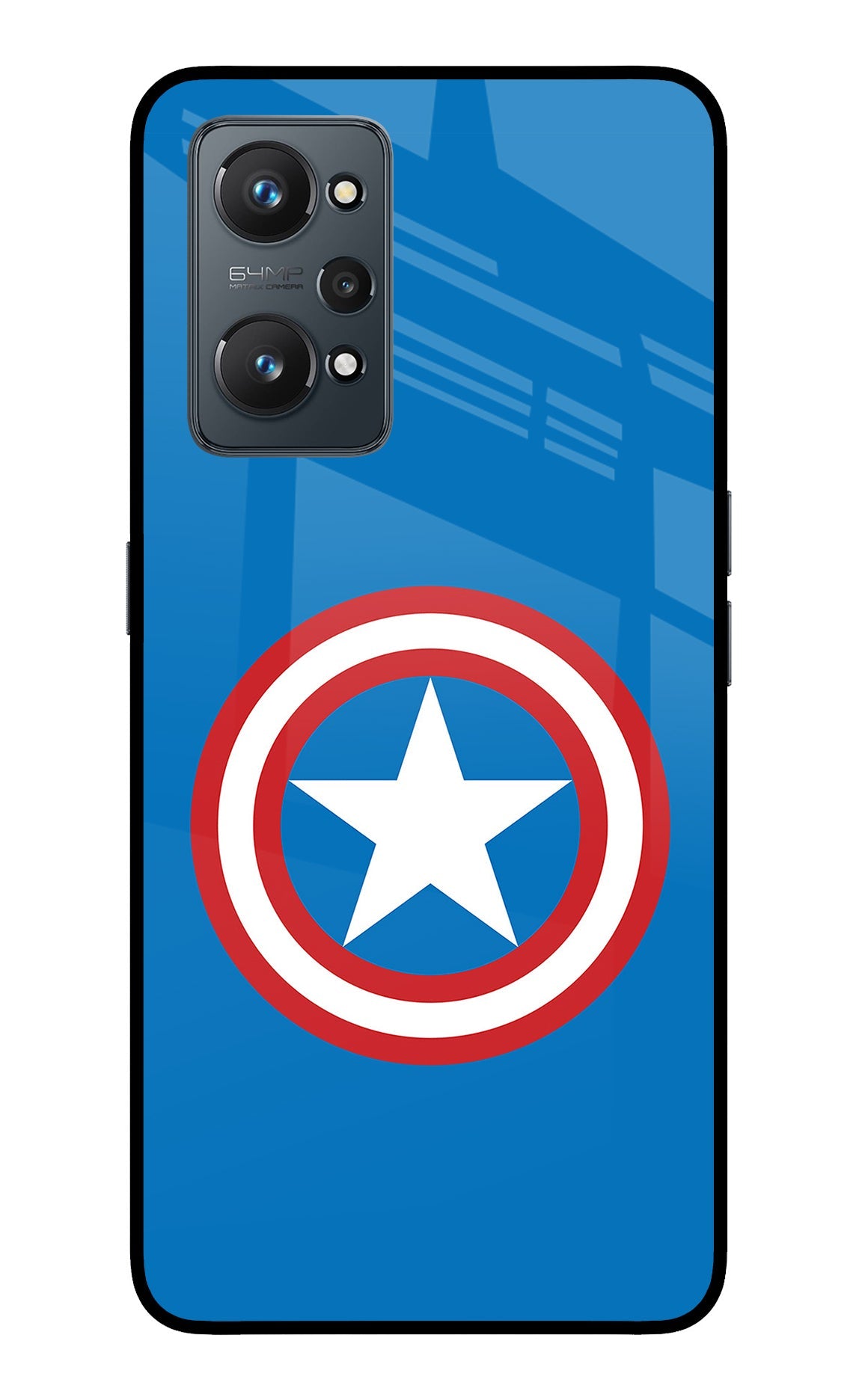 Captain America Logo Realme GT 2 5G Back Cover